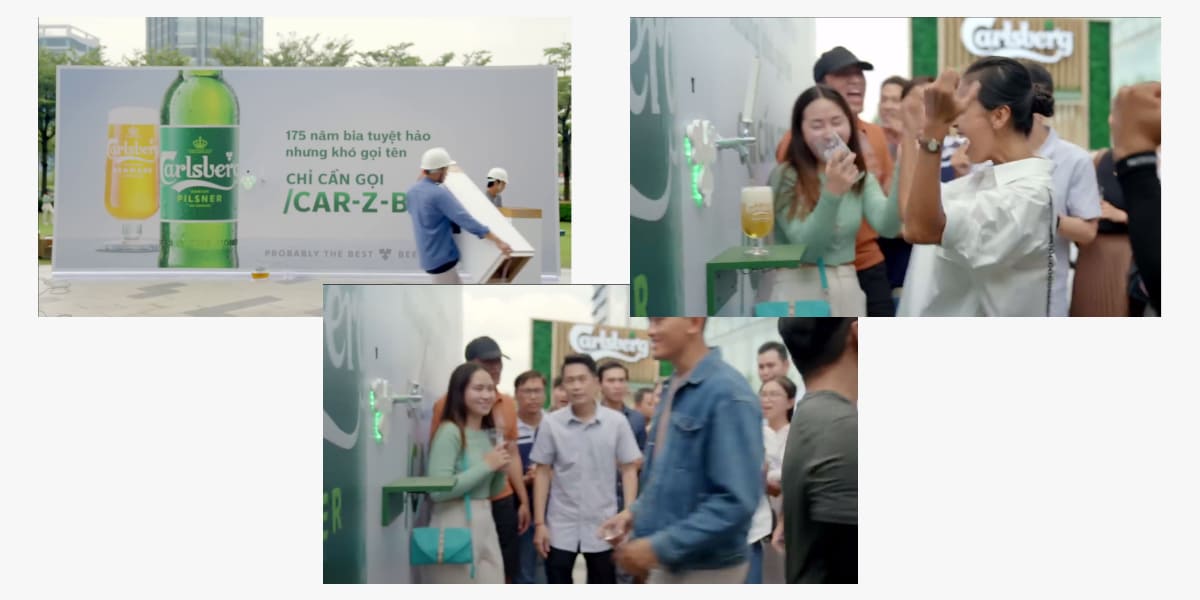 Раскадровка рекламного ролика Carlsberg